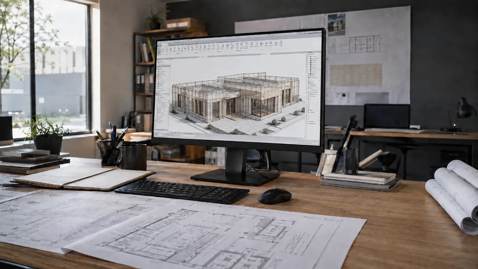 Diseño BIM y coordinación técnica para casa SIP