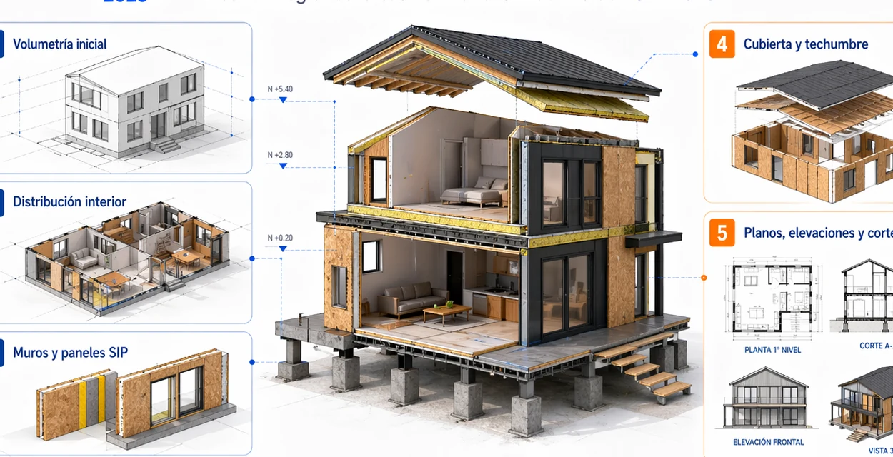 Modelación arquitectónica - visual BIM integrado