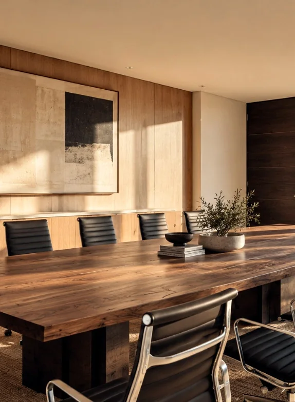 Interior referencial de la oficina modular Magallanes